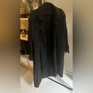 Vintage black trench coat
